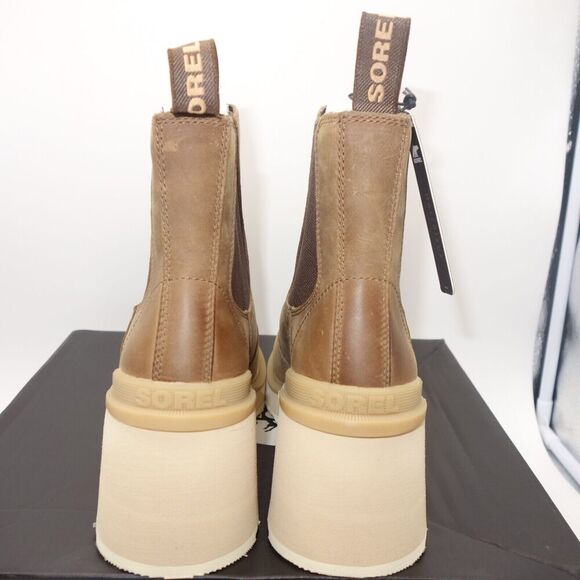 NEW Sorel women's 11 Hi-Line Heel Chelsea Waterproof Boot Umber Brown READ - Picture 10 of 13